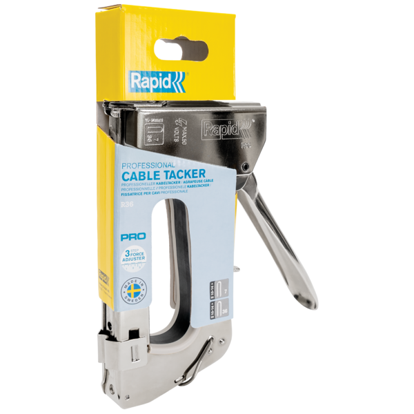 Klambripüstol R36E juhtmetele Nr 7 ja 36 klamber PRO, Rapid