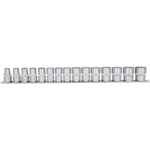 Padrun komplekt 1/2" 12kant 10-24mm 15pcs