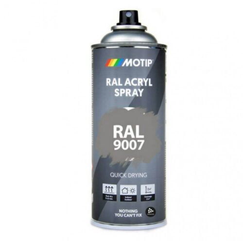 Spreivärv RAL 9009 hall alumiinium läikiv 400ml
