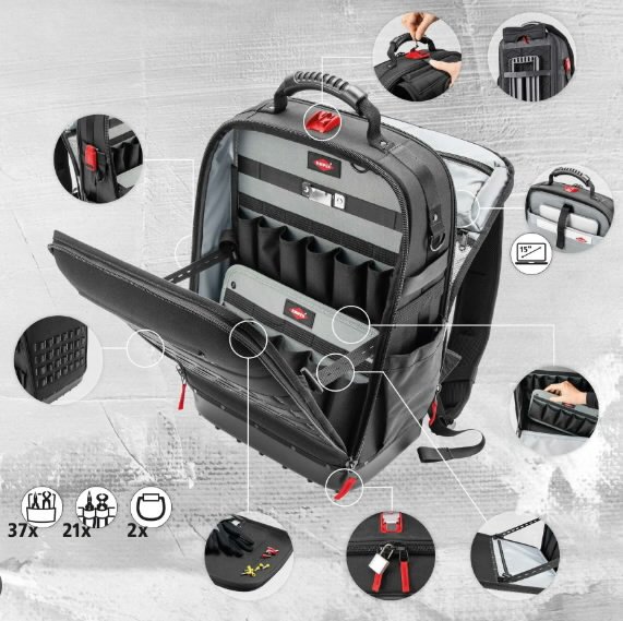 Tööriistakott Modular X18, tühi, Knipex