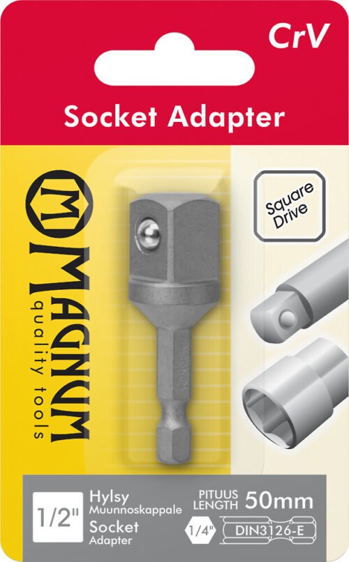 Adapter 1/4” -> 1/2" nelikant