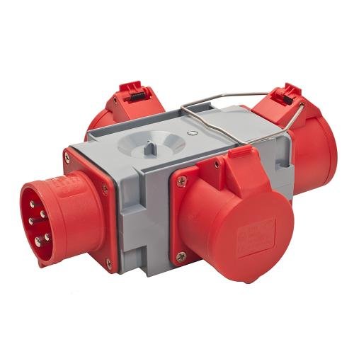 Adapter 400V 16A / 3x16A IP44