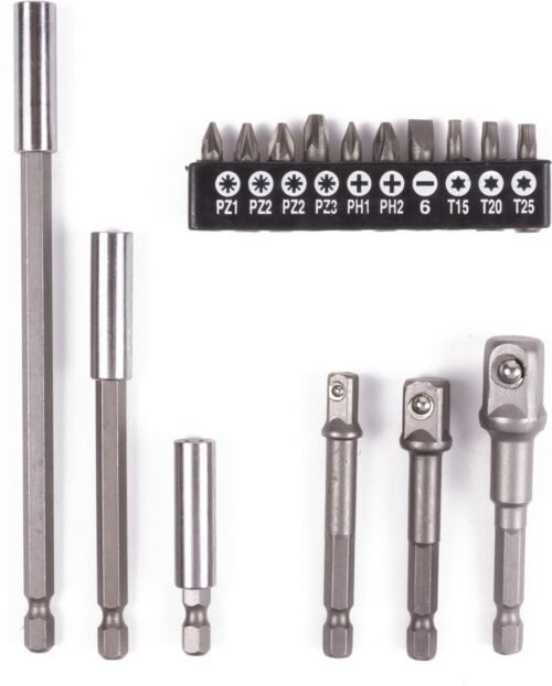 Adapterid+ kruviotsikuhoidjad 16osa | Elektrikaubad | Benson Tools | Trollo.ee | Üle 10 000 toote