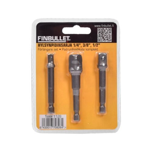 Adapterite sari 1/4" 3 osa IMPACT | Elektrikaubad | Finbullet | Trollo.ee | Üle 10 000 toote