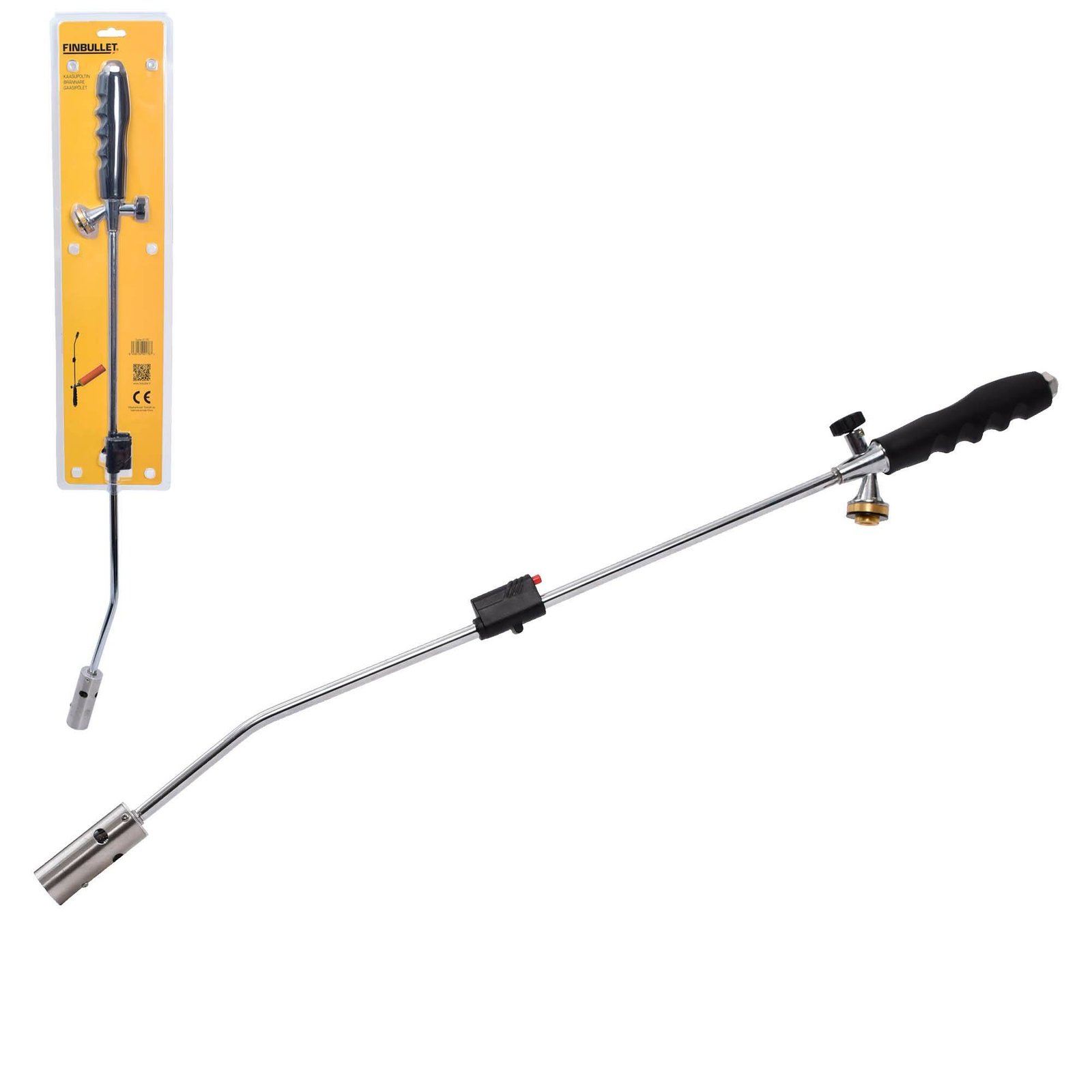 Gaasipõleti/umbrohupõleti piezo-süütega 600mm 7/16" keermega