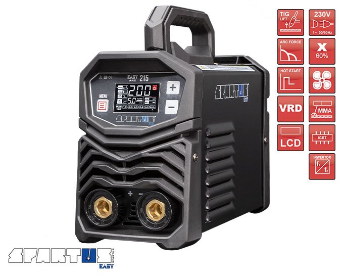 Inverterkeevitus SPARTUS Easy ARC215, 200A*