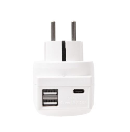 Jagamiskontakt/harupesa AXXEL 230V+USB-A ja USB-C laadimisavadega | Elektrikaubad | Finbullet Elektro | Trollo.ee | Üle 10 000 toote
