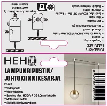 Kaablisuunaja metallist, valge