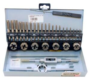 Keermestuskomplekt 32 osa; M3-M12 P19182 | Käsitööriistad>Keermestustarvikud | Finbullet | Trollo.ee | Üle 10 000 toote