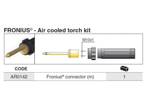 Keevituspõleti adapter Euro->Fronius õhkjahutus | Keevitusseadmed>keevitusseadmete varuosad | Trafimet | Trollo.ee | Üle 10 000 toote