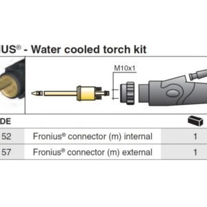 Keevituspõleti adapter Euro->Fronius vesi väljast | Keevitusseadmed>keevitusseadmete varuosad | Trafimet | Trollo.ee | Üle 10 000 toote