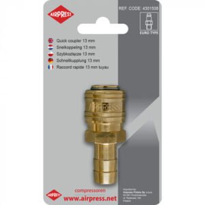 Kiirühenduspesa 13mm voolikule (46827) | Suruõhutööriistad>Pneumotarvikud | Airpress | Trollo.ee | Üle 10 000 toote