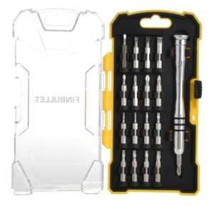 Kruvikeeraja ja otsikute komplekt + käepide 18-osaline | Käsitööriistad>Kruvikeerajad>Kruvitsad | Finbullet | Trollo.ee | Üle 10 000 toote