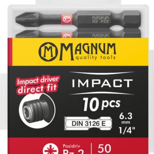 Kruviotsikud MAGNUM Impact Pz3 50mm 10tk/pakendis | Elektrikaubad | Magnum | Trollo.ee | Üle 10 000 toote