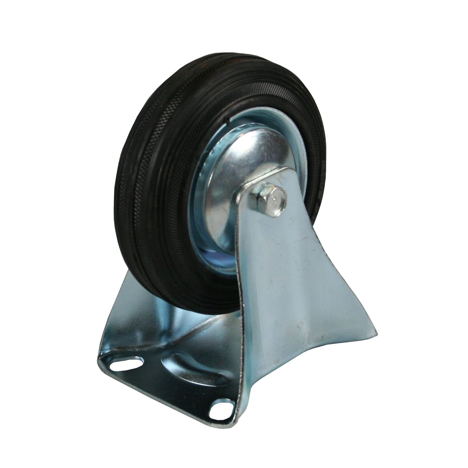 Kummiratas 200mm, fikseeritud