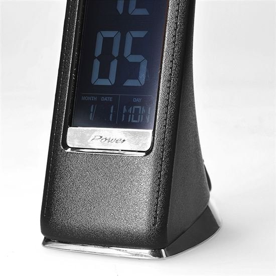 LED-laualamp LCD-ekraaniga, 6W 300lm, must***