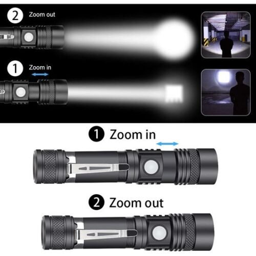 LED-tasku-/rattalamp SOLIGHT XM-L2