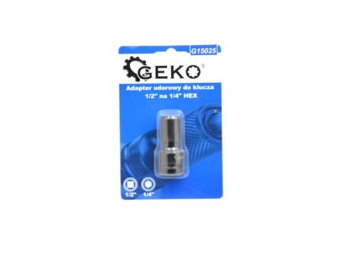 Löökadapter kruviotsikutele GEKO 1/2" - 1/4" HEX | Elektrikaubad | GEKO | Trollo.ee | Üle 10 000 toote