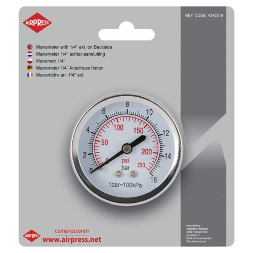 Manomeeter 1/4"