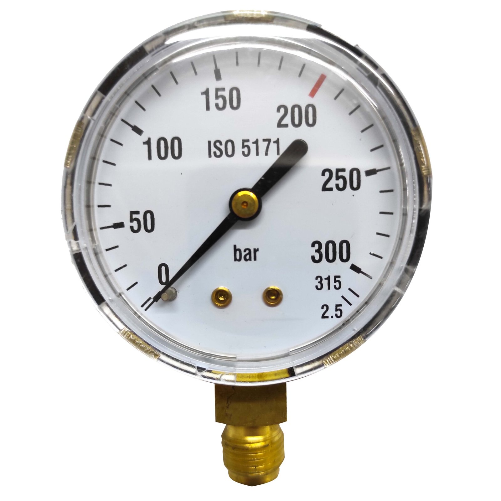 Manomeeter Ar/CO2 63mm 315 bar sisend