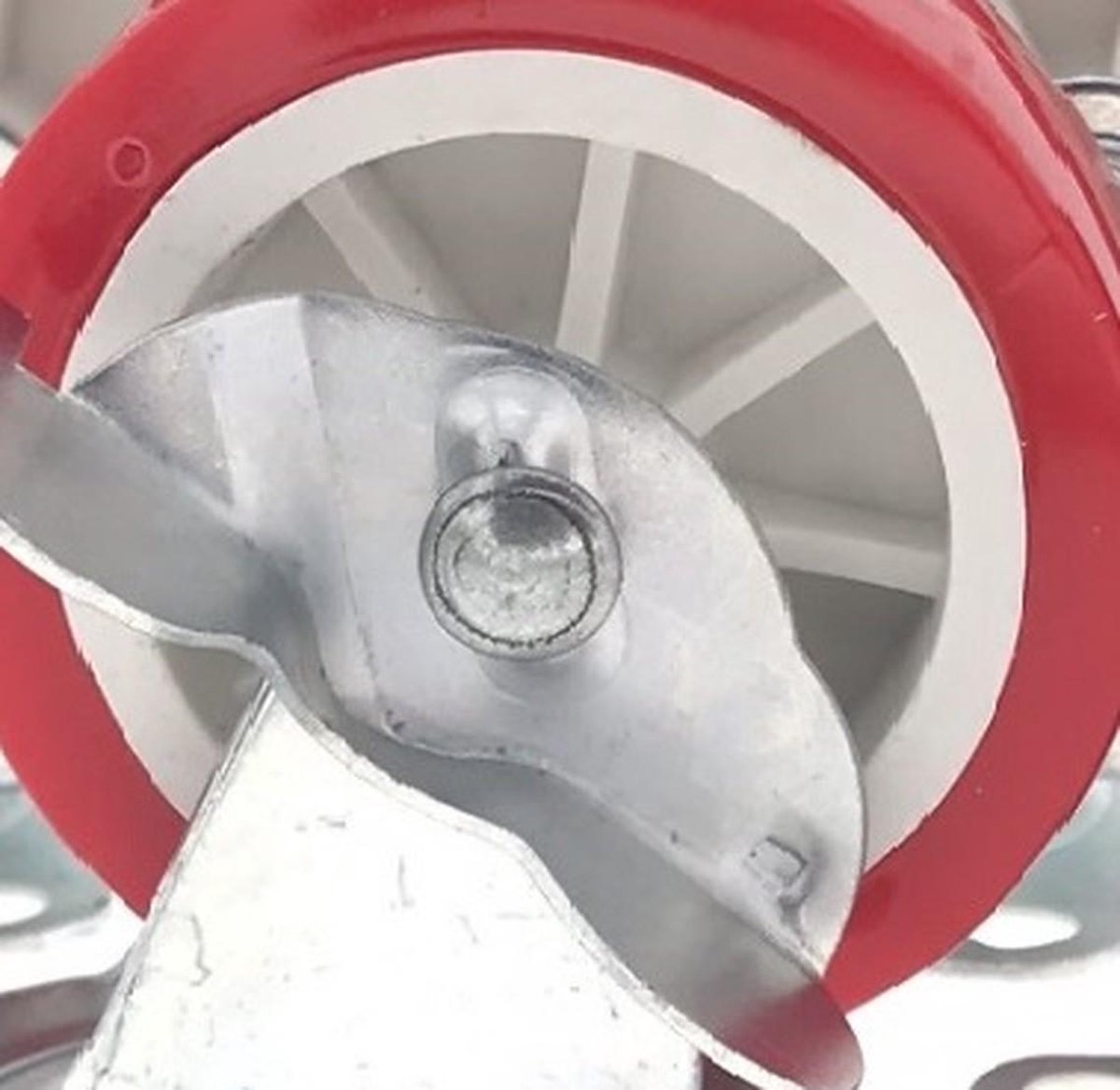 Mööblirattad BENSON 75mm 4tk/pakendis, punased