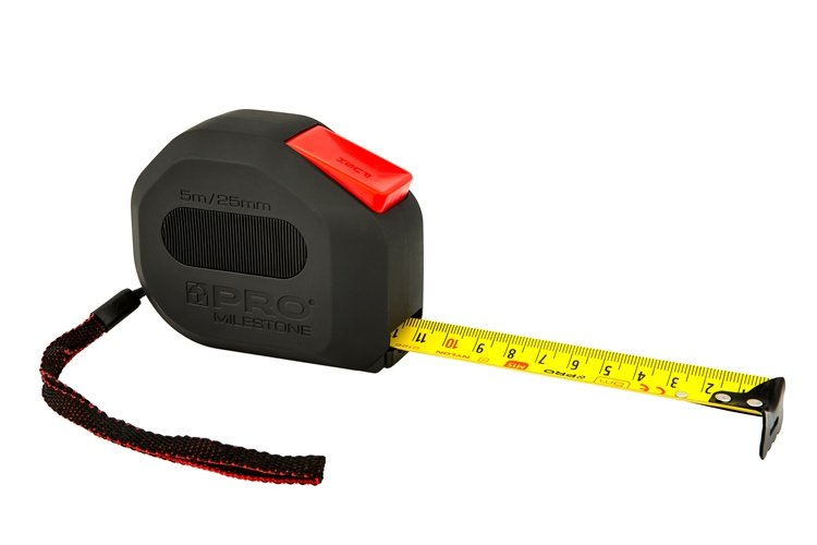 Mõõdulint PRO MILESTONE 8m x 25mm