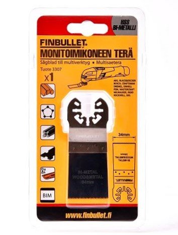 Multisaetera HSS Bi-M WOOD/METAL 34mm, puit/metall