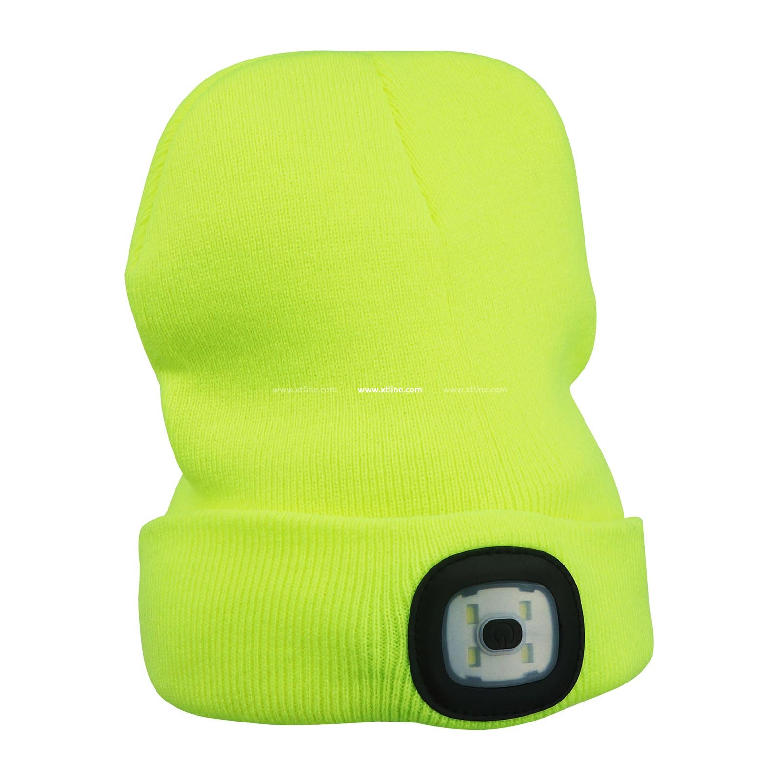 Müts LED-valgustusega 4SMD-LED 1W USB-laetav, kollane*