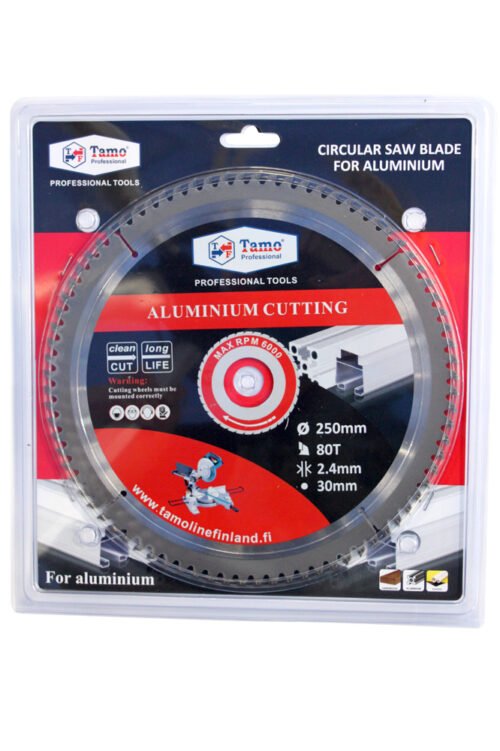 Saeketas 250*80T*30 alumiiniumile | Tarvikud>Saekettad | Tamoline | Trollo.ee | Üle 10 000 toote