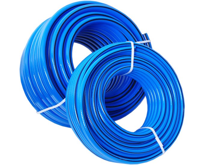 Tehniline voolik 8/12mm, sinine gofreeritud 25m