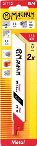 Tiigersaetera MAGNUM BIM 1,8/150mm 2tk/pakendis, keskmise paksusega metall