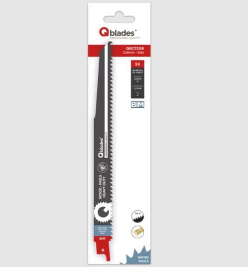 Tiigersaetera Qblades BIM 8%COB 6/228mm 5tk/pakendis naeltega puitmaterjal | Tarvikud>Tikksae terad | Qblades | Trollo.ee | Üle 10 000 toote