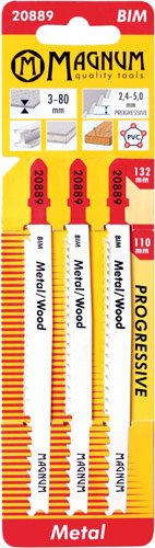 Tikksaeterad MAGNUM BIM Prog 132mm 3tk/pakendis, spetsiaaltera