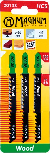 Tikksaeterad MAGNUM HCS 4,0/100mm 3tk/pakendis, kiire lõikega