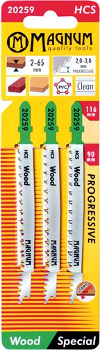 Tikksaeterad MAGNUM HCS Prog 116mm 3tk/pakendis, spetsiaaltera