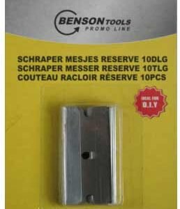 Varuterad klaasiraspel/kraabitsale METAL 10tk/pakendis | Käsitööriistad>Noad | Benson Tools | Trollo.ee | Üle 10 000 toote