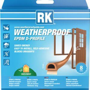 Akna- ja uksetihend RK EPDM LARGE D-profiil pruun 6m | Kodukaubad | RK | Trollo.ee | Üle 10 000 toote