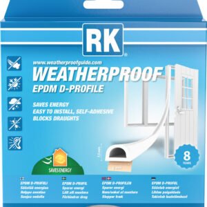 Akna- ja uksetihend RK EPDM LARGE D-profiil valge 6m | Kodukaubad | RK | Trollo.ee | Üle 10 000 toote