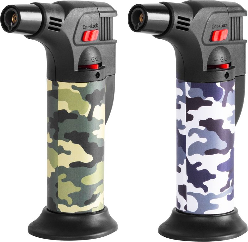 Gaasisüütaja Strend Pro Mini Burner, jalaga, kamuflaaž, täidetav