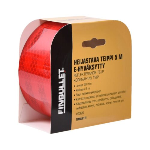 Helkurteip Finbullet 50mm x 5m punane | Tarvikud>Kinnitusvahendid>Teibid | Finbullet | Trollo.ee | Üle 10 000 toote