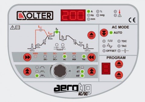Inverter AEROTIG AC/DC WI 200A 1f 230 V