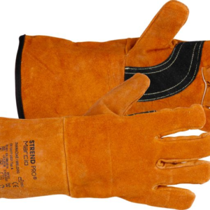 Keevitaja kindad loomanahast Strend Pro