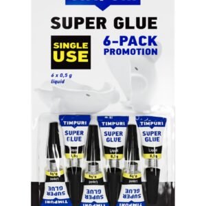Kiirliim TIMPURI Super Glue Liquid 6 x 0