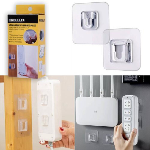 Kleebitavad konksud nanoteibiga 60x70mm 6tk/pakendis | Kodukaubad | Finbullet | Trollo.ee | Üle 10 000 toote