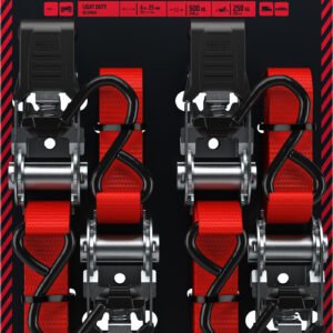 Koormarihm Quickloader Classic QCL500LDR 4m x 25mm 500kg 4-PACK | Autokaubad | Quickloader | Trollo.ee | Üle 10 000 toote