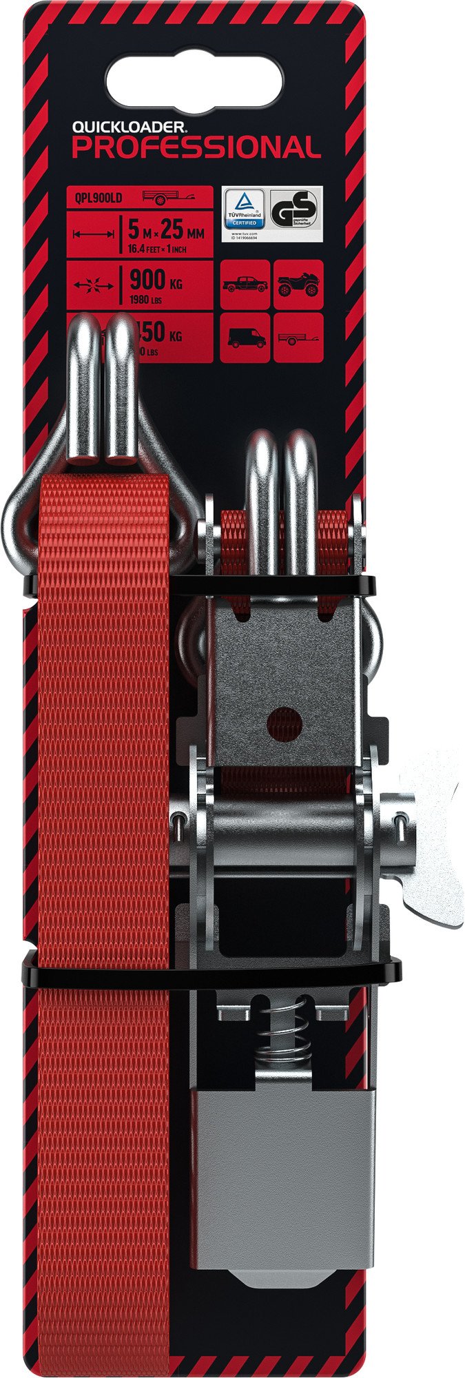 Koormarihm Quickloader Professional QPL900LD 5m x 25mm 900kg