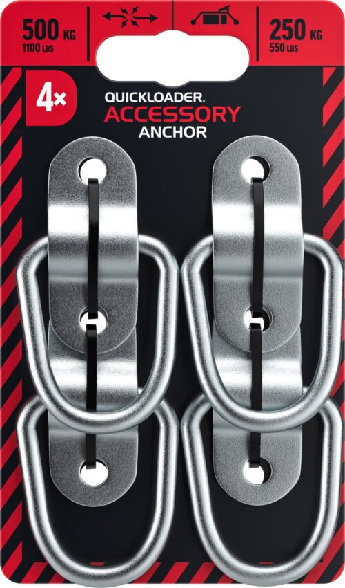 Koormarihma aas Quickloader QLANC500LD 500kg 4-PACK | Autokaubad | Quickloader | Trollo.ee | Üle 10 000 toote
