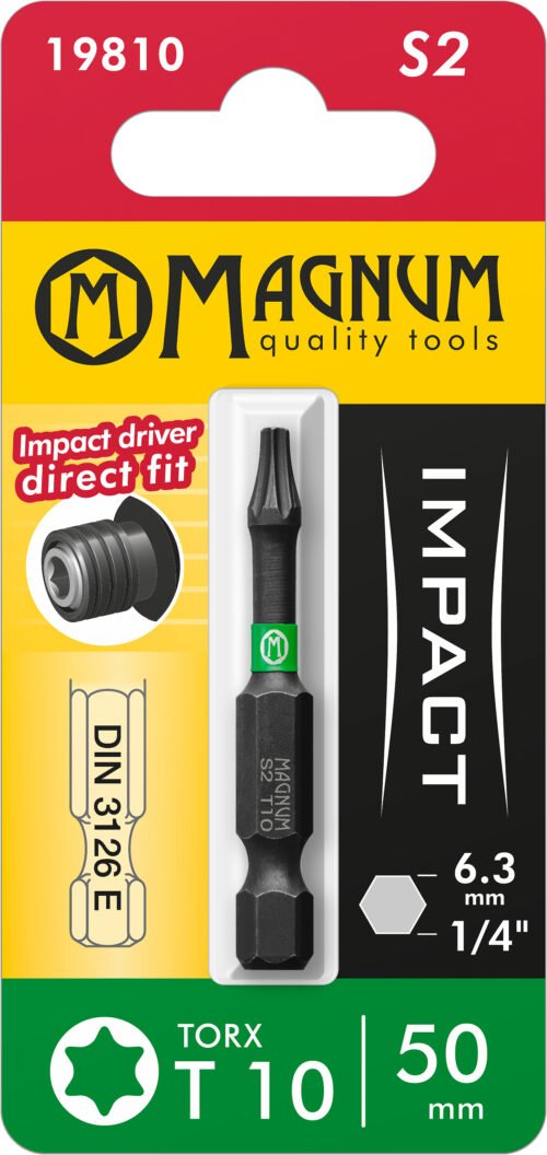 Kruviotsik MAGNUM Impact T10 50mm 1tk/pakendis | Elektrikaubad | Magnum | Trollo.ee | Üle 10 000 toote