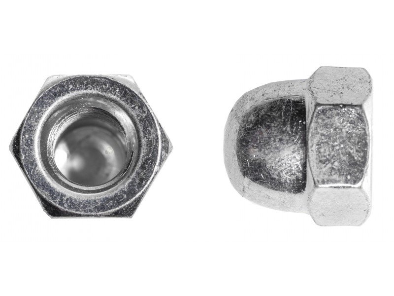 Kübarmutter M8 Zn DIN 1587