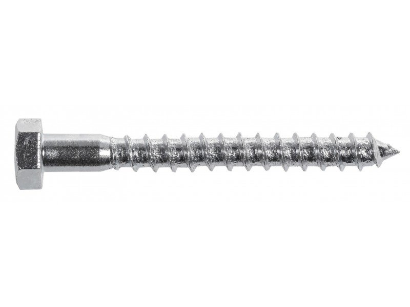 Kuuskantkruvi 12x80mm Zn DIN 571